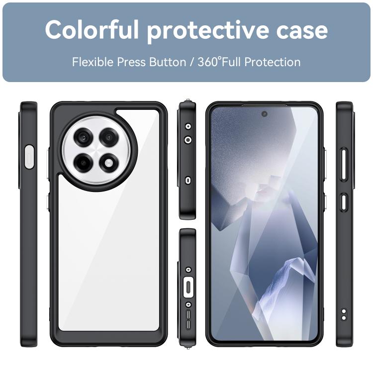For OnePlus Ace 5 Pro 5G Colorful Series Acrylic Hybrid TPU Phone Case