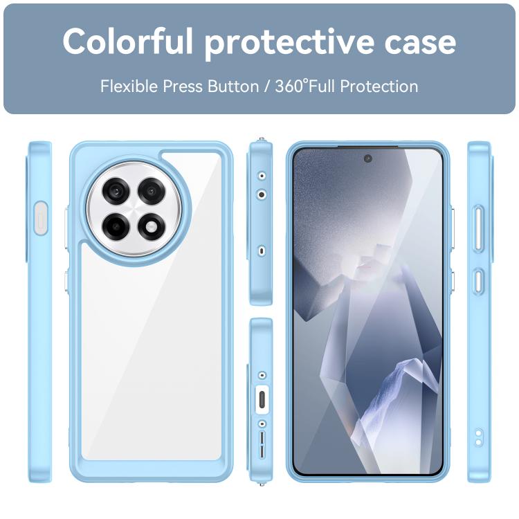 For OnePlus Ace 5 Pro 5G Colorful Series Acrylic Hybrid TPU Phone Case