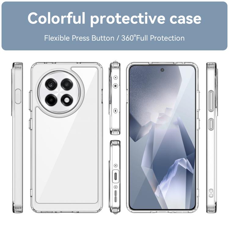 For OnePlus Ace 5 Pro 5G Colorful Series Acrylic Hybrid TPU Phone Case