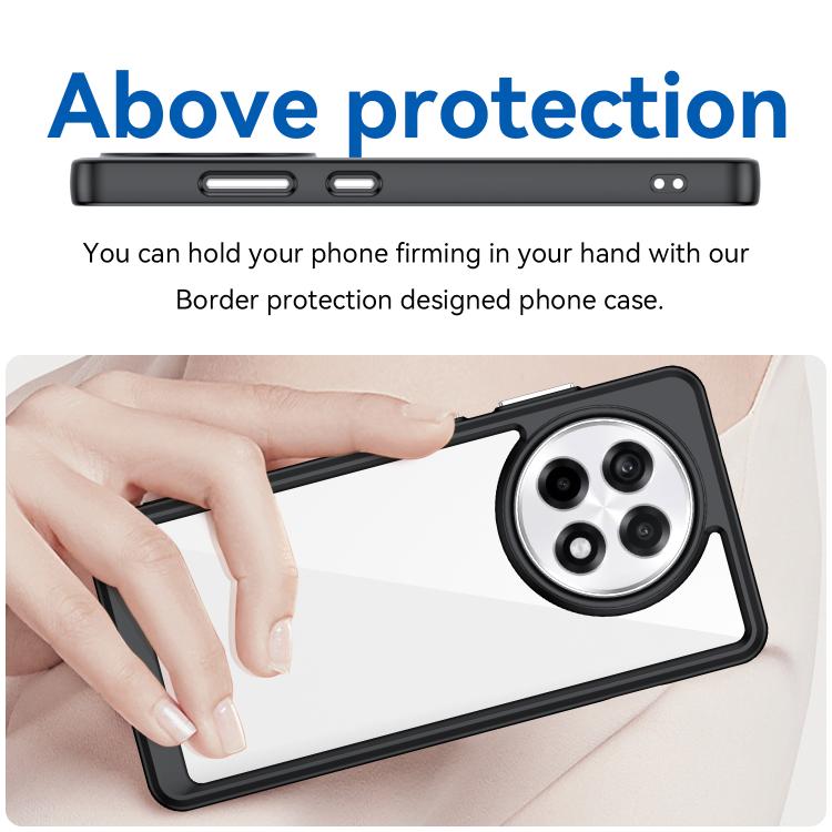 For OnePlus Ace 5 5G Colorful Series Acrylic Hybrid TPU Phone Case