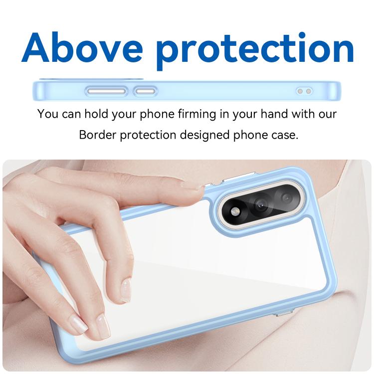For OnePlus Nord 5 5G Colorful Series Acrylic Hybrid TPU Phone Case
