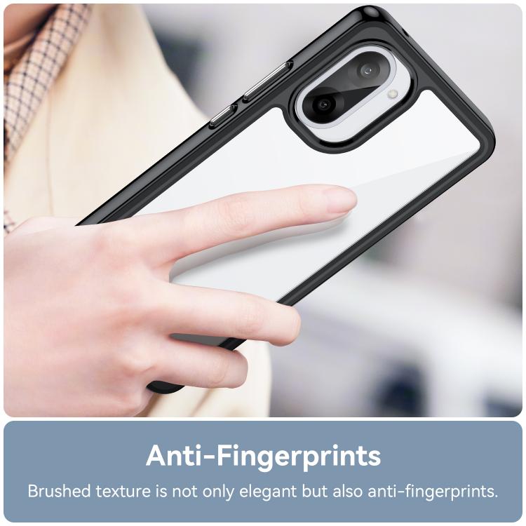 For OnePlus Ace 5 Racing Colorful Series Acrylic Hybrid TPU Phone Case