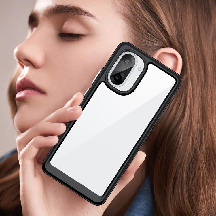 For OnePlus Ace 5 Racing Colorful Series Acrylic Hybrid TPU Phone Case