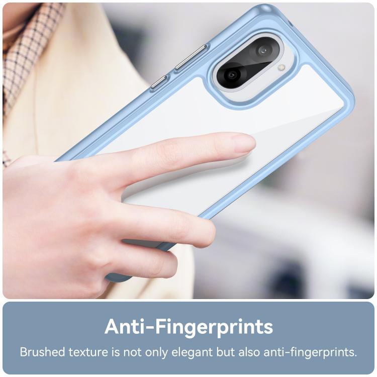 For OnePlus Ace 5 Racing Colorful Series Acrylic Hybrid TPU Phone Case