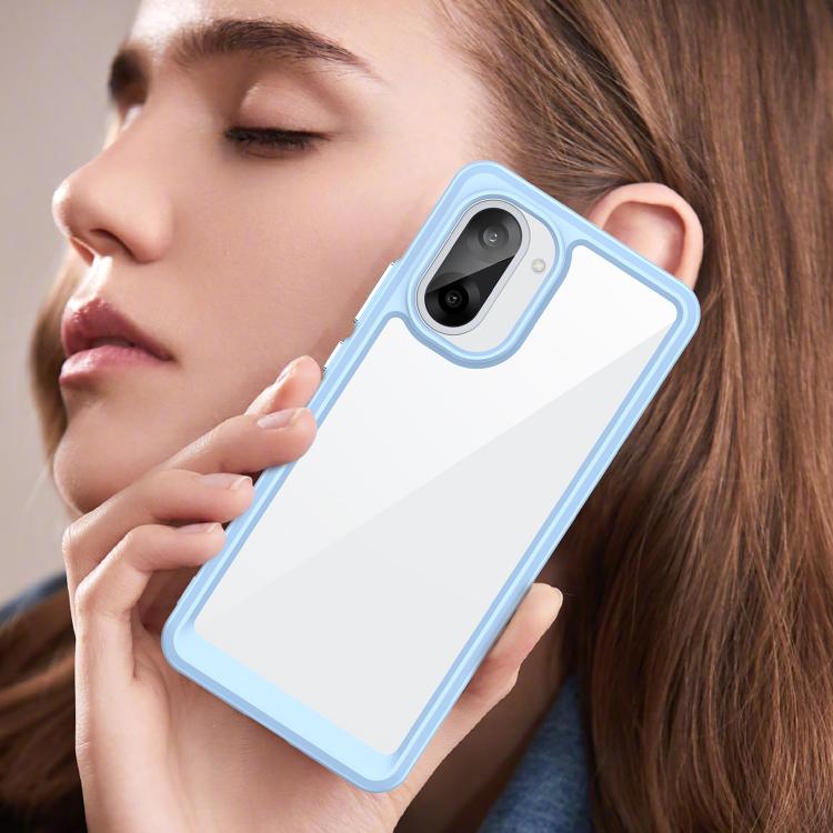 For OnePlus Ace 5 Racing Colorful Series Acrylic Hybrid TPU Phone Case