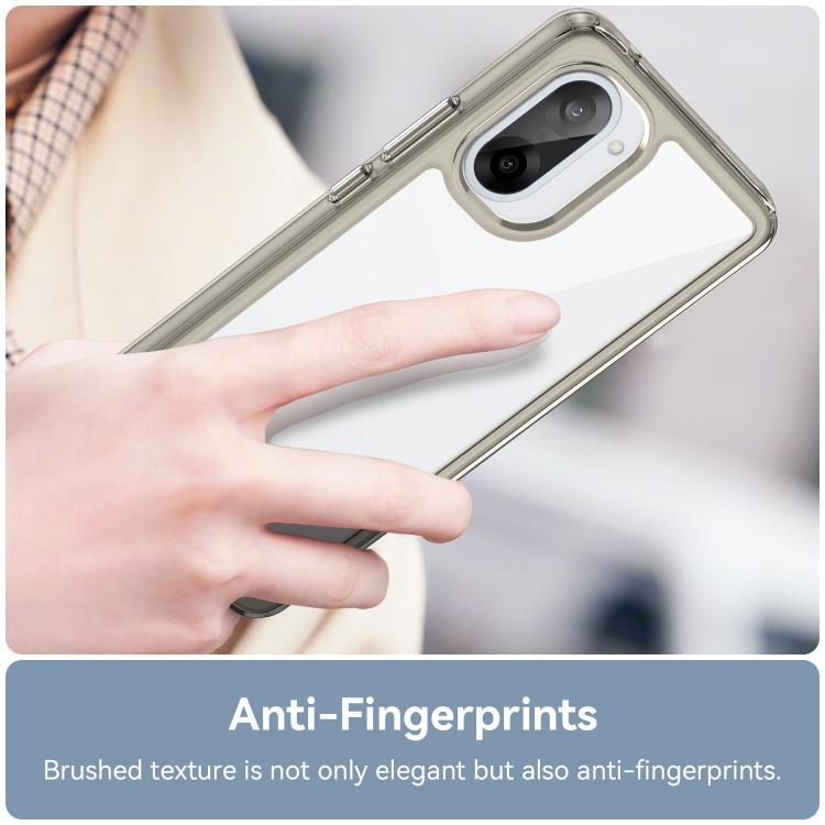For OnePlus Ace 5 Racing Colorful Series Acrylic Hybrid TPU Phone Case