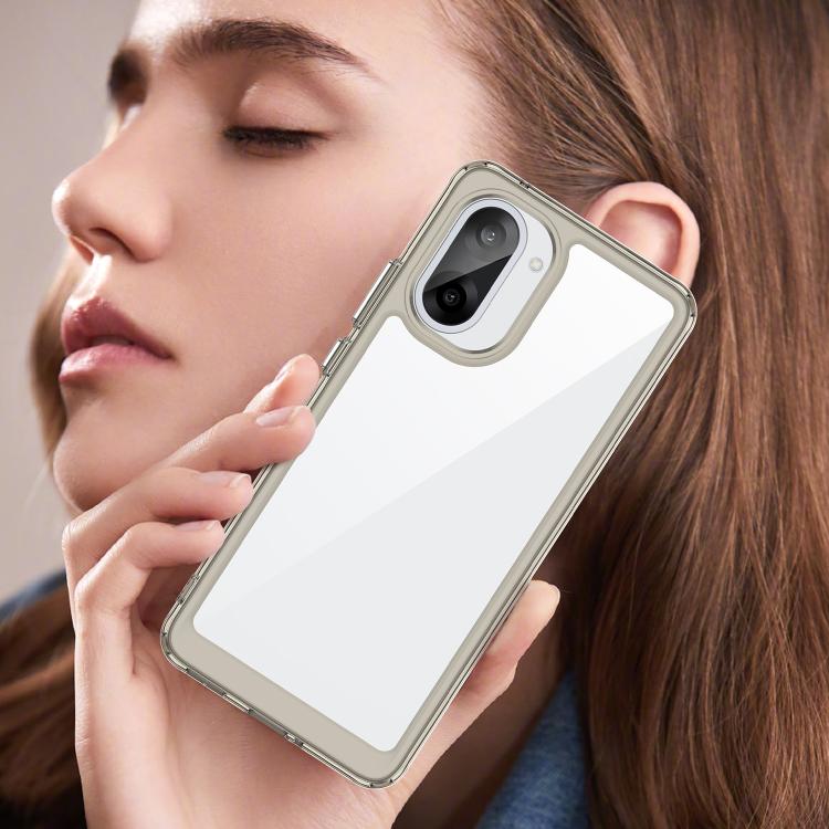 For OnePlus Ace 5 Racing Colorful Series Acrylic Hybrid TPU Phone Case