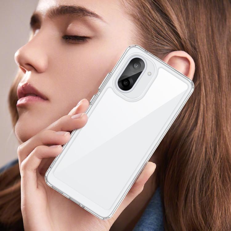 For OnePlus Ace 5 Racing Colorful Series Acrylic Hybrid TPU Phone Case