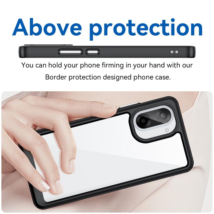For OnePlus Nord CE5 5G Colorful Series Acrylic Hybrid TPU Phone Case