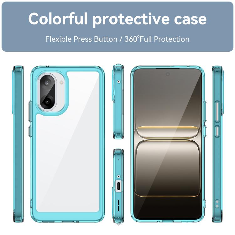For OnePlus Nord CE5 5G Colorful Series Acrylic Hybrid TPU Phone Case