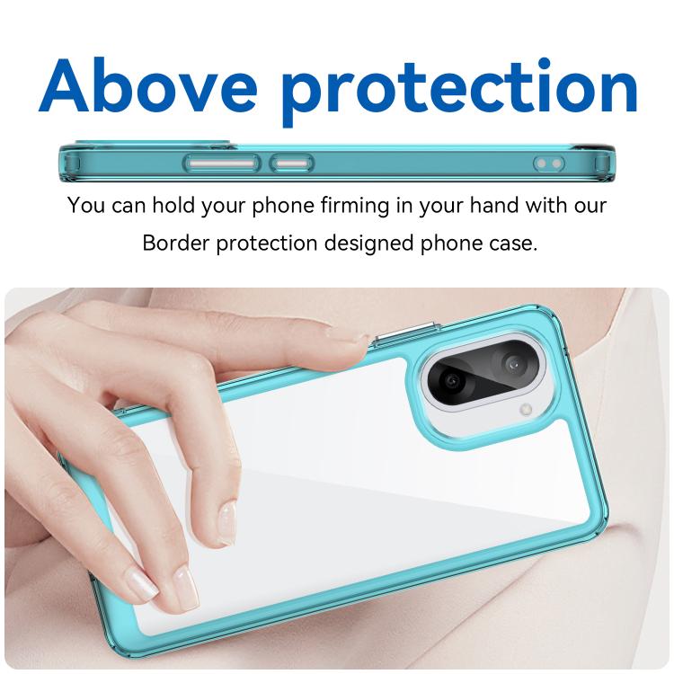 For OnePlus Nord CE5 5G Colorful Series Acrylic Hybrid TPU Phone Case
