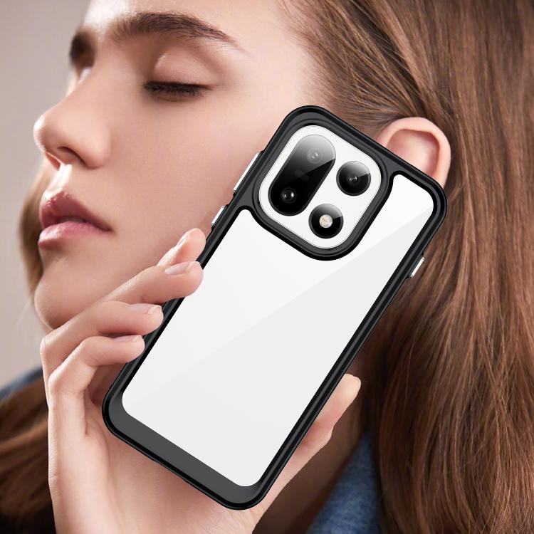 For OnePlus 15 Colorful Series Acrylic Hybrid TPU Phone Case