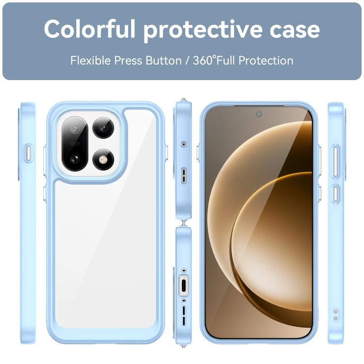 For OnePlus 15 Colorful Series Acrylic Hybrid TPU Phone Case