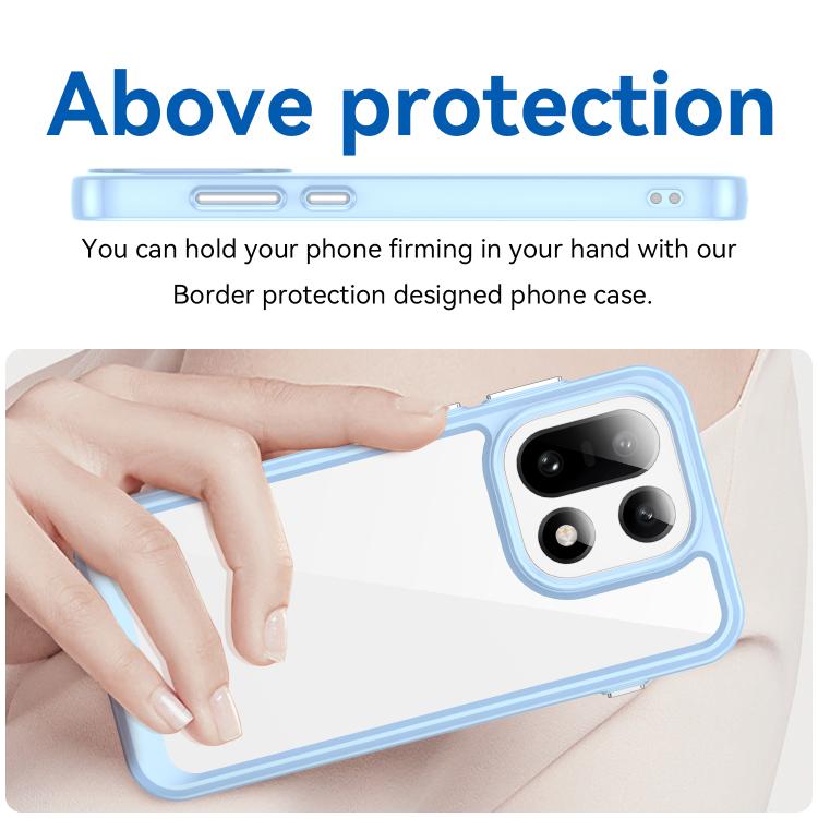 For OnePlus 15 Colorful Series Acrylic Hybrid TPU Phone Case