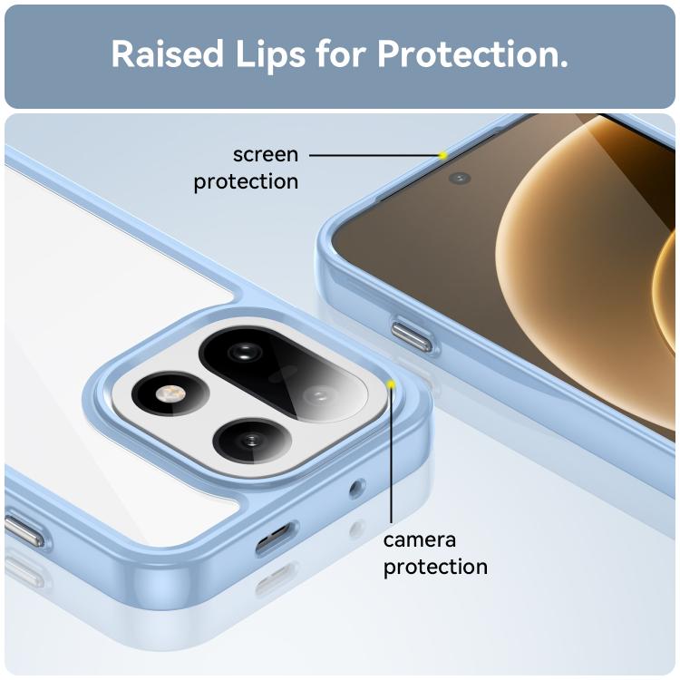 For OnePlus 15 Colorful Series Acrylic Hybrid TPU Phone Case