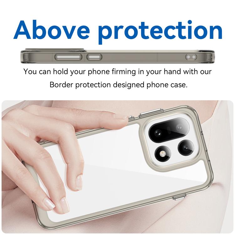 For OnePlus 15 Colorful Series Acrylic Hybrid TPU Phone Case