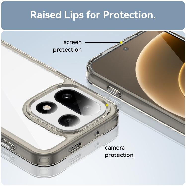 For OnePlus 15 Colorful Series Acrylic Hybrid TPU Phone Case