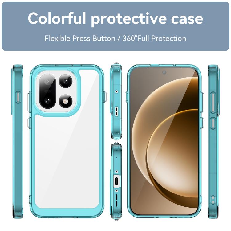For OnePlus 15 Colorful Series Acrylic Hybrid TPU Phone Case