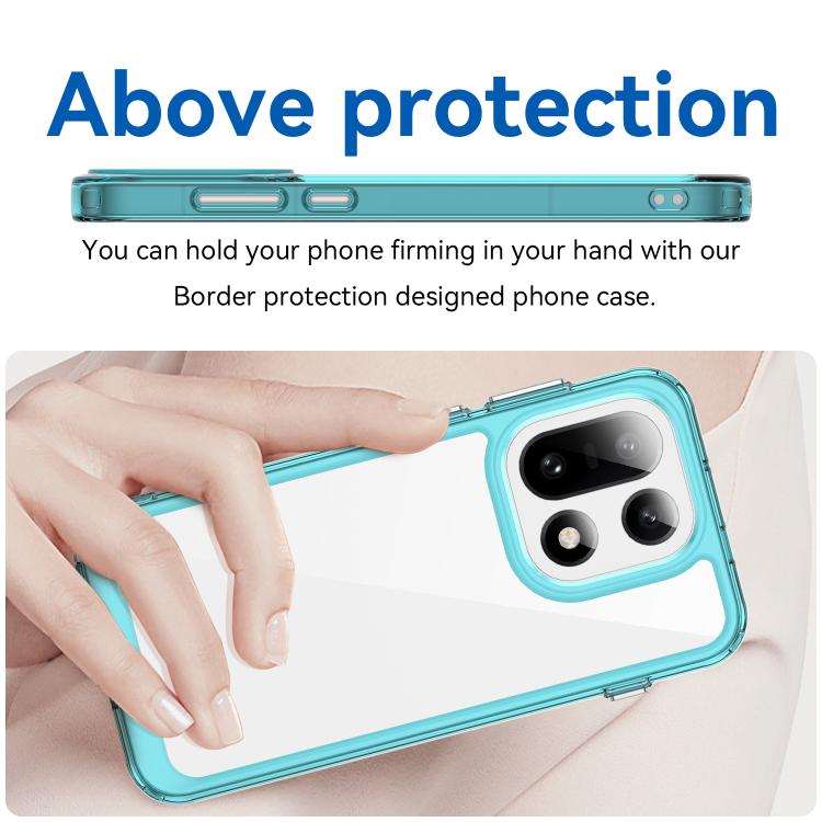 For OnePlus 15 Colorful Series Acrylic Hybrid TPU Phone Case