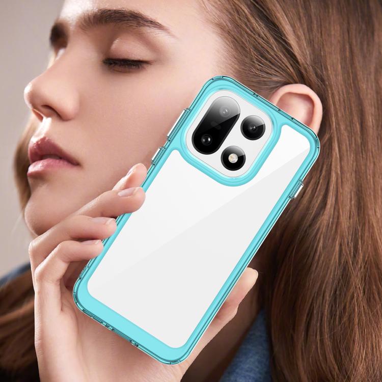 For OnePlus 15 Colorful Series Acrylic Hybrid TPU Phone Case
