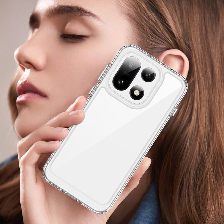 For OnePlus 15 Colorful Series Acrylic Hybrid TPU Phone Case