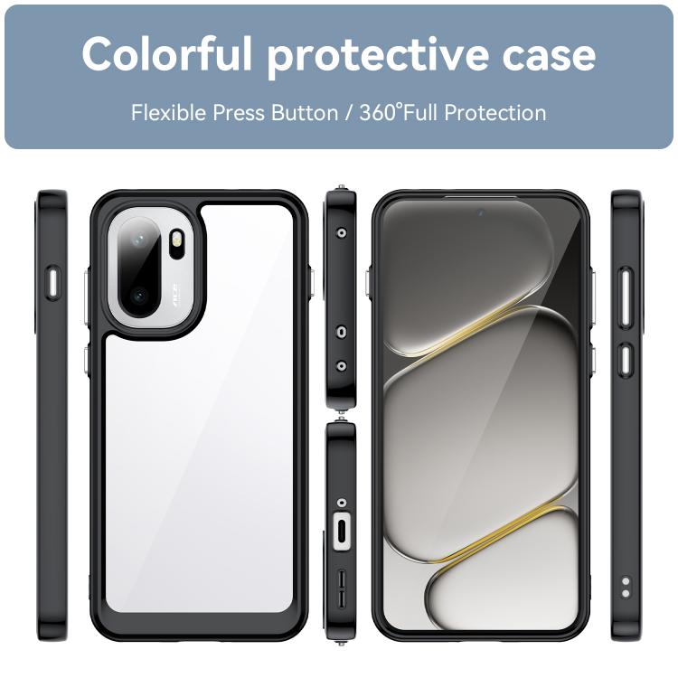 For OnePlus Ace 6 5G Colorful Series Acrylic Hybrid TPU Phone Case