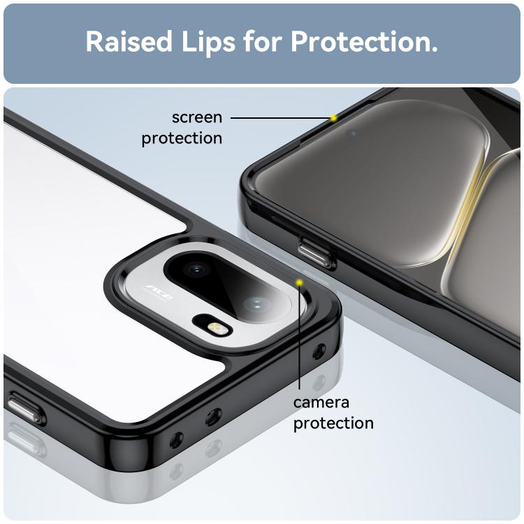 For OnePlus Ace 6 5G Colorful Series Acrylic Hybrid TPU Phone Case