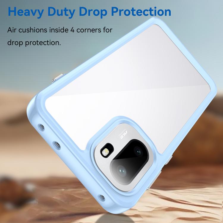 For OnePlus Ace 6 5G Colorful Series Acrylic Hybrid TPU Phone Case