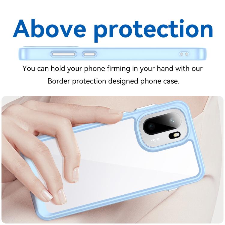 For OnePlus Ace 6 5G Colorful Series Acrylic Hybrid TPU Phone Case