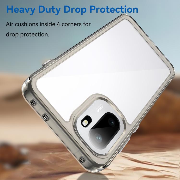 For OnePlus Ace 6 5G Colorful Series Acrylic Hybrid TPU Phone Case