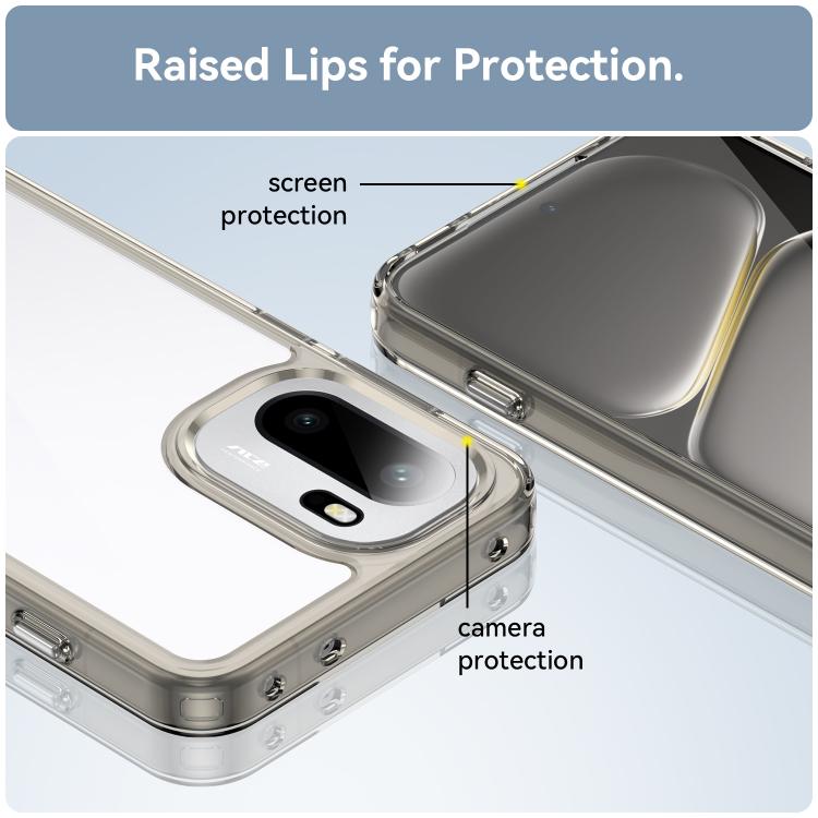 For OnePlus Ace 6 5G Colorful Series Acrylic Hybrid TPU Phone Case