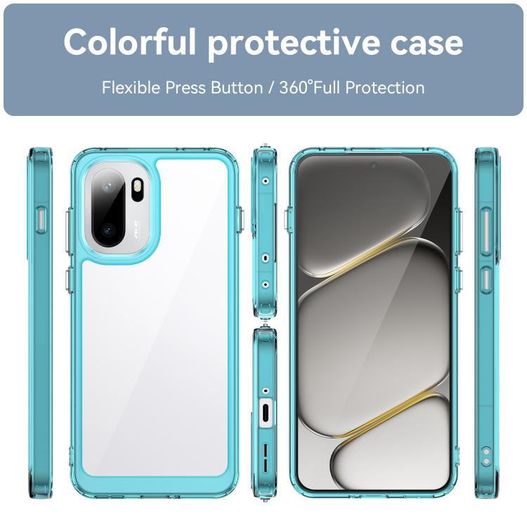For OnePlus Ace 6 5G Colorful Series Acrylic Hybrid TPU Phone Case