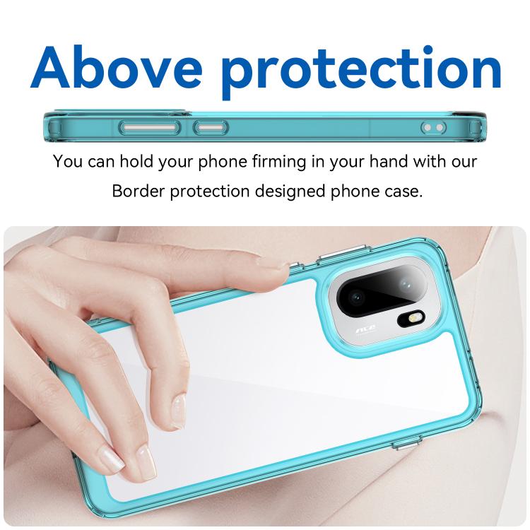 For OnePlus Ace 6 5G Colorful Series Acrylic Hybrid TPU Phone Case