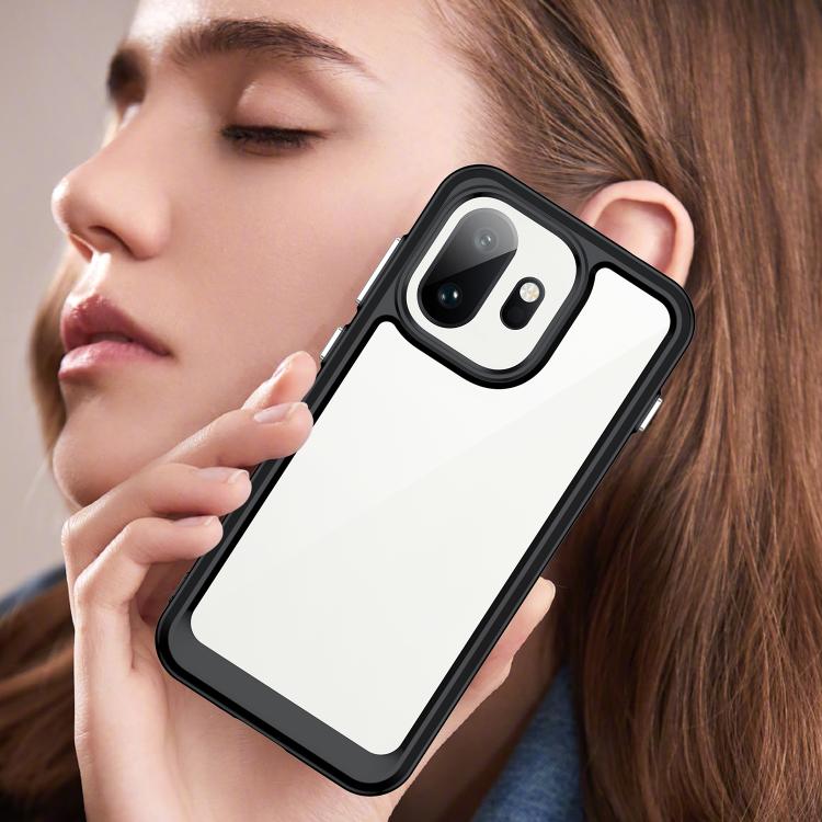 For OnePlus 15T Colorful Series Acrylic Hybrid TPU Phone Case