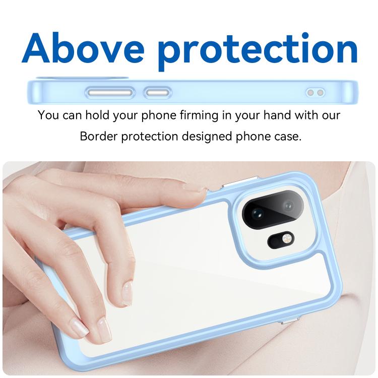 For OnePlus 15T Colorful Series Acrylic Hybrid TPU Phone Case
