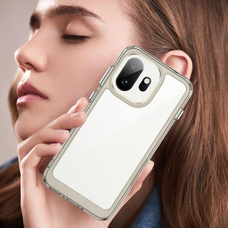 For OnePlus 15T Colorful Series Acrylic Hybrid TPU Phone Case