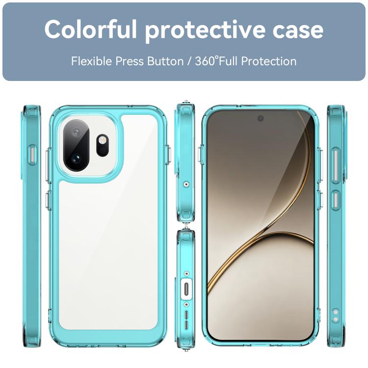 For OnePlus 15T Colorful Series Acrylic Hybrid TPU Phone Case
