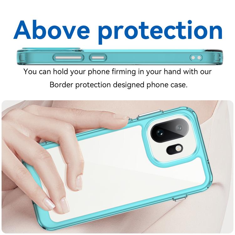 For OnePlus 15T Colorful Series Acrylic Hybrid TPU Phone Case
