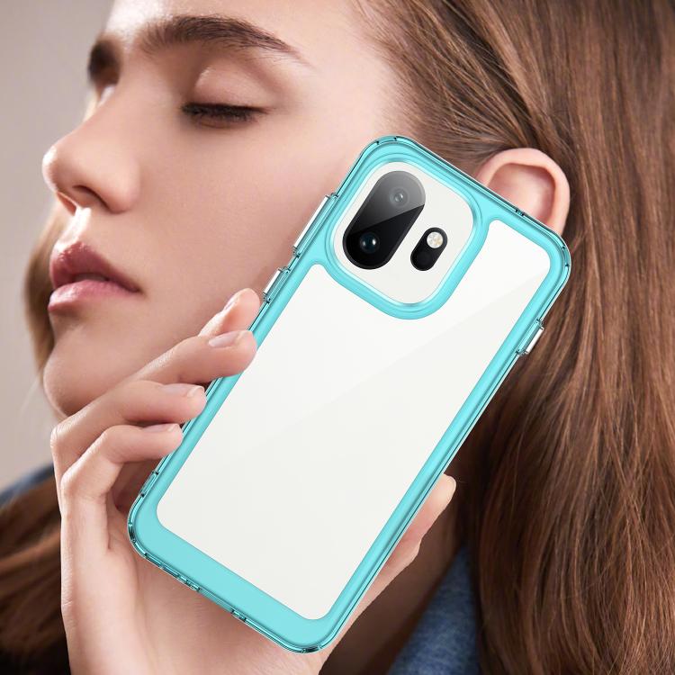 For OnePlus 15T Colorful Series Acrylic Hybrid TPU Phone Case