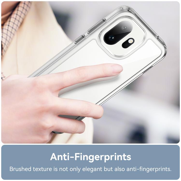 For OnePlus 15T Colorful Series Acrylic Hybrid TPU Phone Case