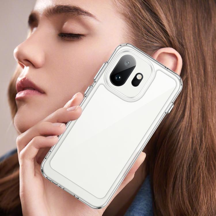For OnePlus 15T Colorful Series Acrylic Hybrid TPU Phone Case