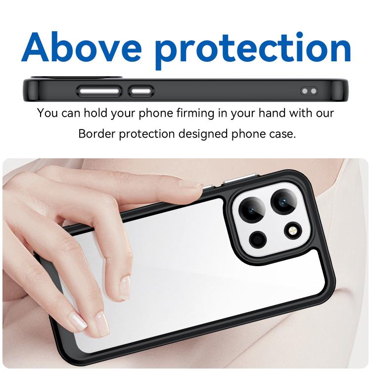 For OnePlus Nord 6 5G Colorful Series Acrylic Hybrid TPU Phone Case