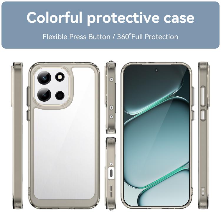 For OnePlus Nord 6 5G Colorful Series Acrylic Hybrid TPU Phone Case