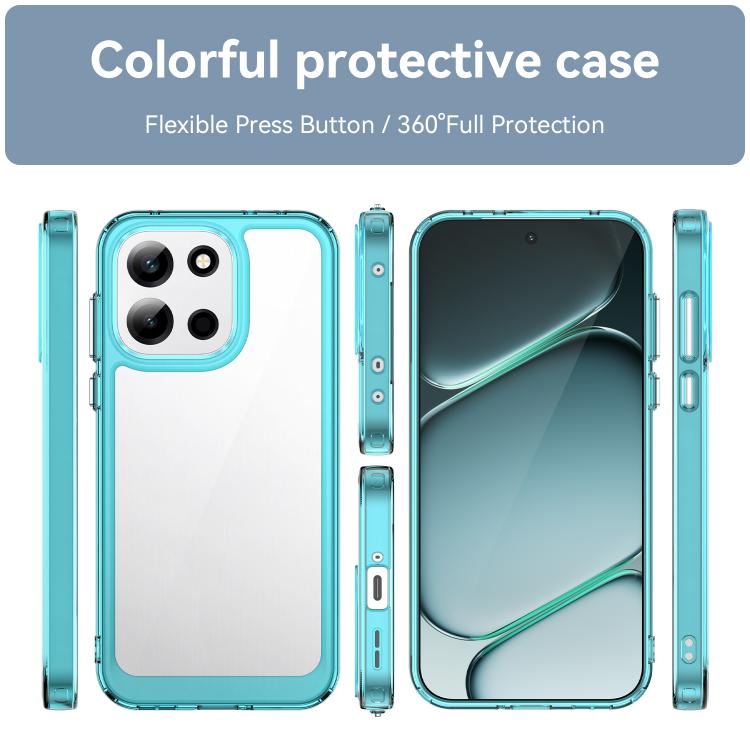 For OnePlus Nord 6 5G Colorful Series Acrylic Hybrid TPU Phone Case