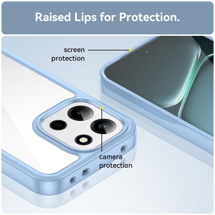 For OnePlus Turbo 6 Colorful Series Acrylic Hybrid TPU Phone Case