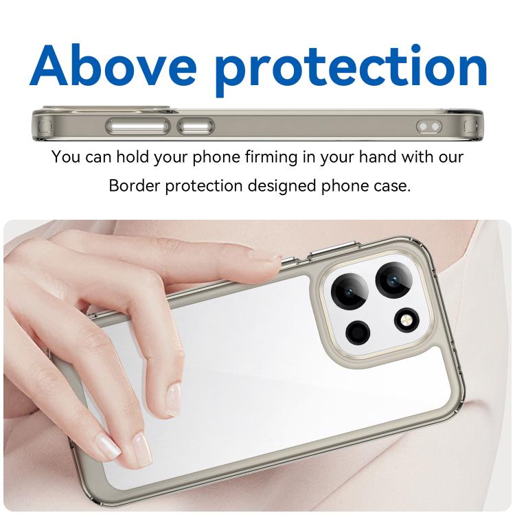 For OnePlus Turbo 6 Colorful Series Acrylic Hybrid TPU Phone Case