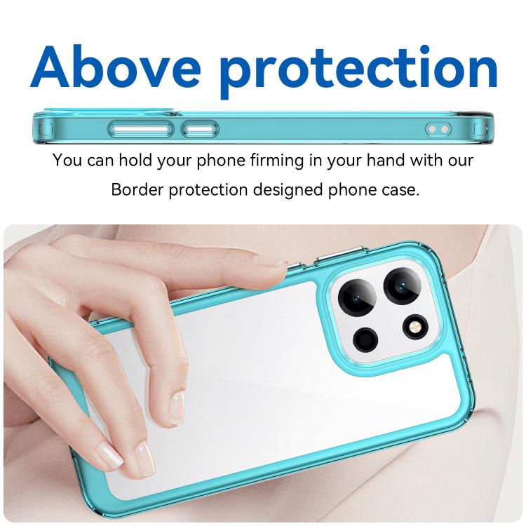 For OnePlus Turbo 6 Colorful Series Acrylic Hybrid TPU Phone Case