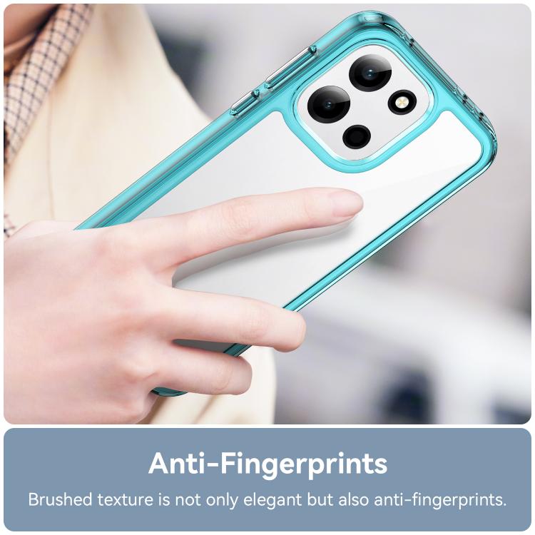 For OnePlus Turbo 6 Colorful Series Acrylic Hybrid TPU Phone Case