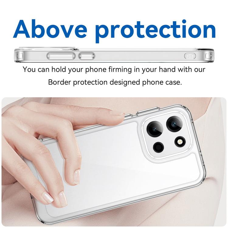For OnePlus Turbo 6 Colorful Series Acrylic Hybrid TPU Phone Case