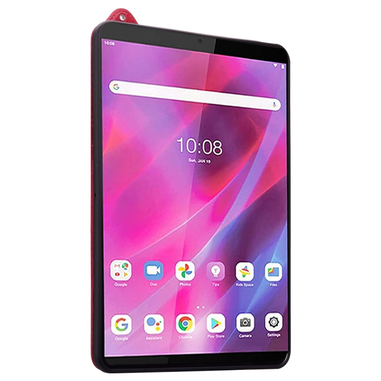 For Lenovo Tab M8 HD / FHD TPU Leather Back Tablet Case with Wristband
